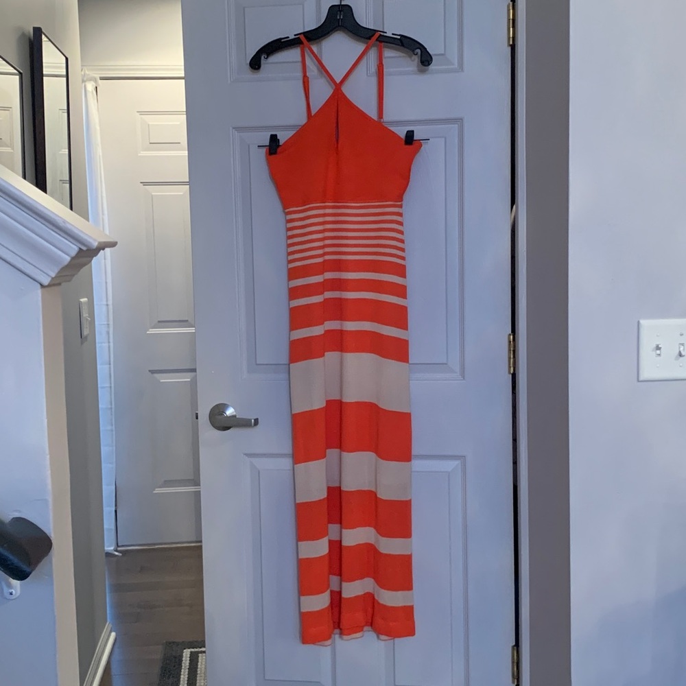 Arden B Vibrant Orange Dress